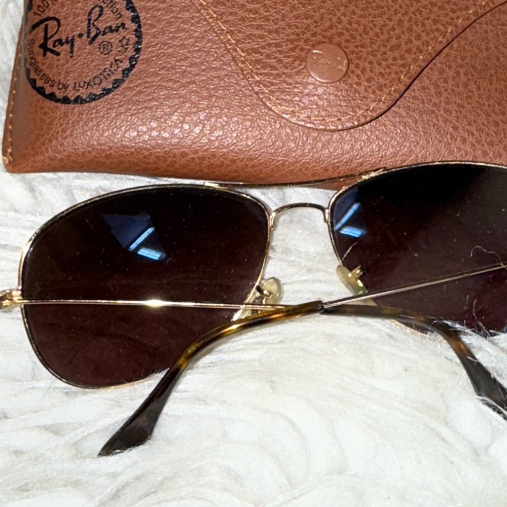 Ray-Ban Brown Sunglasses with Case - Picture 2 of 3